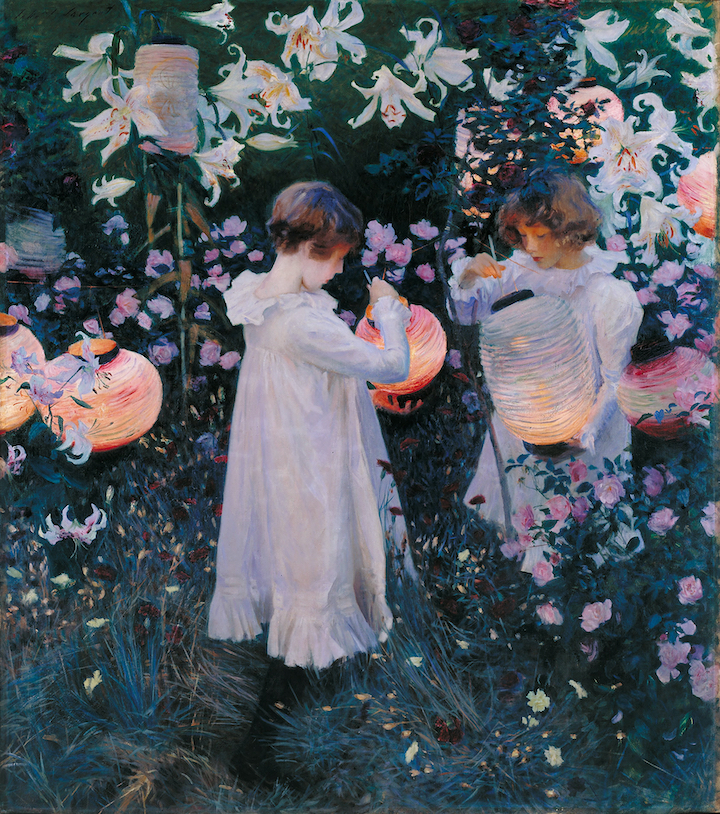 Carnation, Lily, Lily, Rose. John Singer Sargent (1886). The Tate Gallery, London